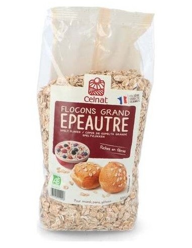 Copos de Espelta Bio Celnat 500g  Natural y Saludable