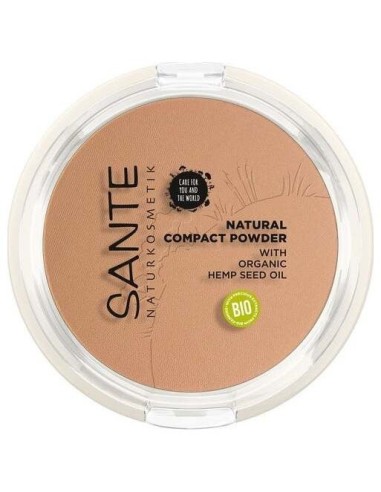 Maquillaje Compacto 03 Warm Honey 9 Gramos Sante Naturkosmetik