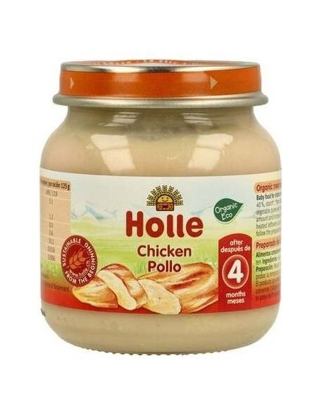 Potito Pollo + 4 Meses 125G de Holle