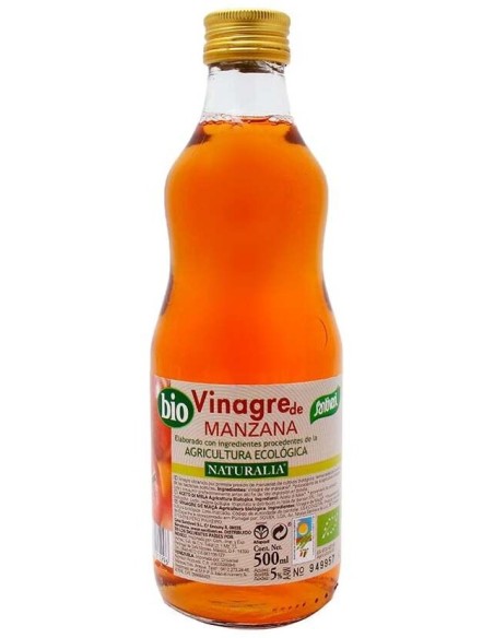 Vinagre de Manzana Bio Santiveri 500ml  Natural y Saludable